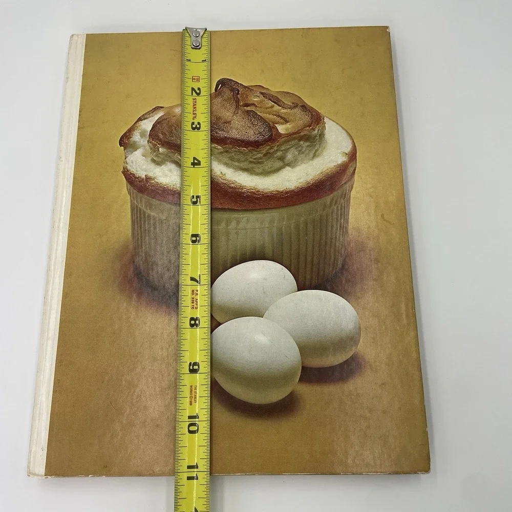 Cottagecore Hardcover French Cookbook 1968 Foods of the World Farmhouse Decor